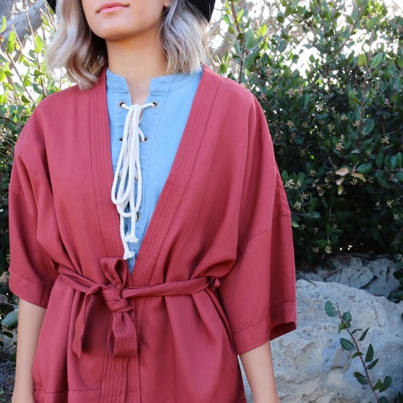 rust kimono - Picture 4 of 4